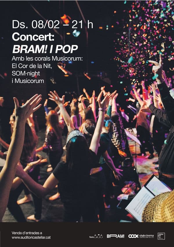 Cartell de Concert: BRAM! I POP