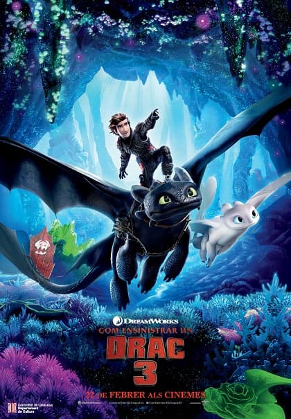 Cartell de Com ensinistrar un drac 3