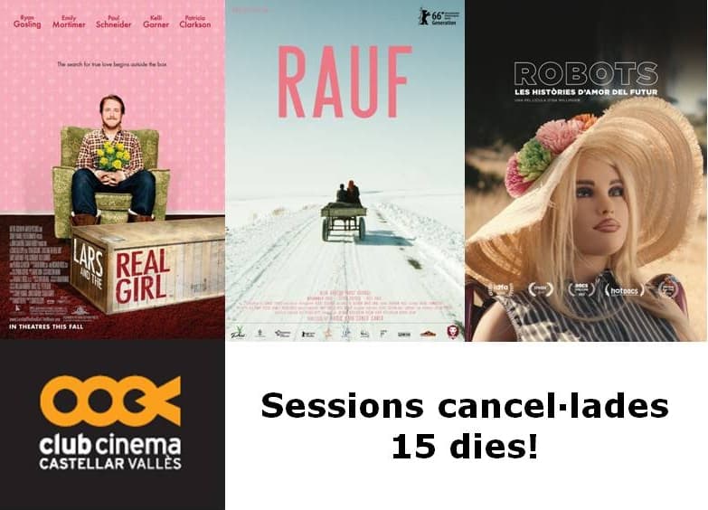 Es cancel·len les sessions de cinema durant 15 dies