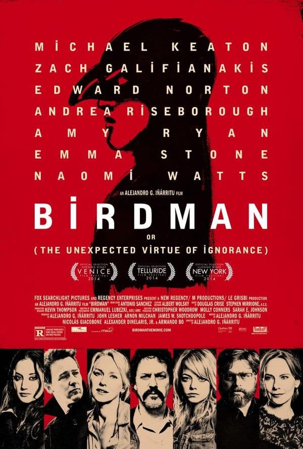 Cartell de Birdman or (The Unexpected Virtue of Ignorance)