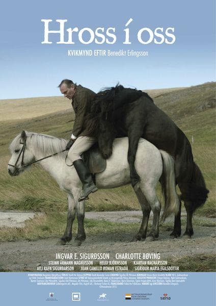 Cartell de De caballos y hombres (VOSE)
