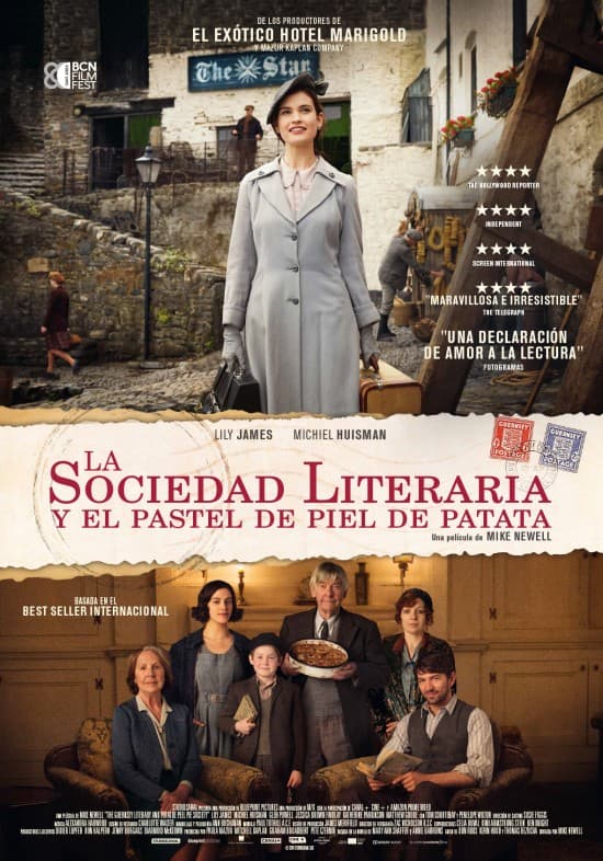 Cartell de La societat literària i el pastís de pela de patata