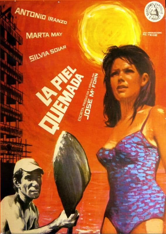 Cartell de La piel quemada