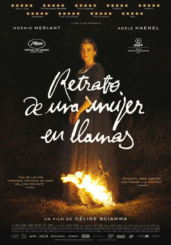 Cartell de Retrato de una mujer en llamas