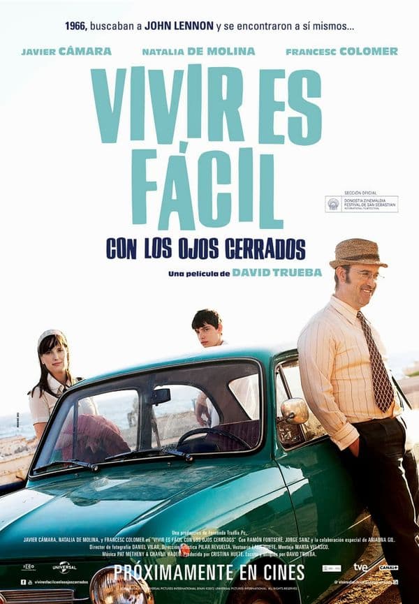 Cartell de Vivir es fácil con los ojos cerrados